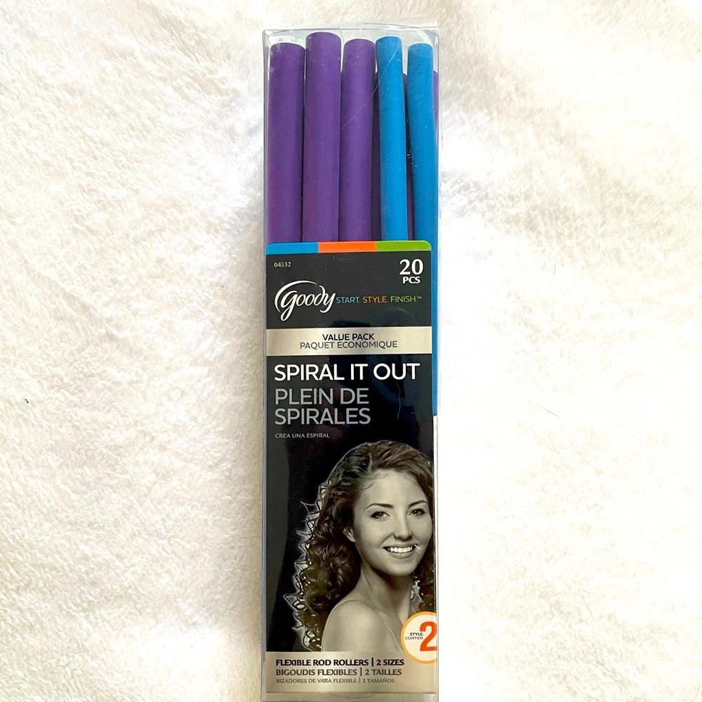 Goody Spiral It Out Foam Rollers. From the mid-2000s in their original packaging